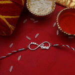 Load image into Gallery viewer, Infinity Love Rakhi for Brother in 925 Silver with Zircon