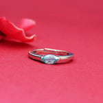Load image into Gallery viewer, 925 Silver Blue Topaz Ring for Women | Adjustable Jewelry
