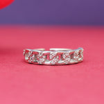 Load image into Gallery viewer, 925 Silver Cubic Zirconia Toe Ring for Women | Adjustable Jewelry