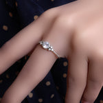 Load image into Gallery viewer, 925 Silver Cubic Zirconia Adjustable Ring for Women | Gift