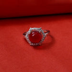 Load image into Gallery viewer, Silver Ruby Ring for Women | Gemstone Ring | Gift