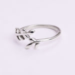 Load image into Gallery viewer, 925 Sterling Silver Olive Branch Wrap Ring for Women | Minimalist Band