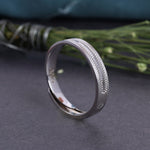 Load image into Gallery viewer, 925 Sterling Silver Adjustable Band Ring with Textured Finish | Daily Wear