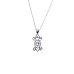 Load image into Gallery viewer, 925 Silver Blue Gemstone Necklace & Earrings Set for Women