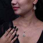 Load image into Gallery viewer, 925 Silver Peridot Teardrop Jewelry Set | Women's Gift