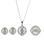 Load image into Gallery viewer, 925 Silver Peridot Jewelry Set for Women | Gift for Her