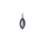 Load image into Gallery viewer, 925 Silver Labradorite Earrings & Necklace Set | Women's Jewelry