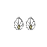Load image into Gallery viewer, 925 Silver Citrine Jewelry Set | Leaf Design | Gift for Her