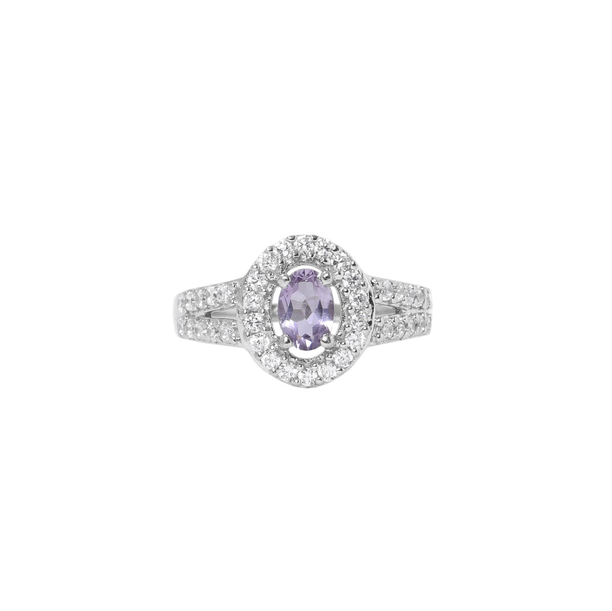 925 silver amethyst jewelry set for women | gift set
