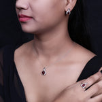 Load image into Gallery viewer, 925 Silver Ruby Jewelry Set for Women | Gift Idea