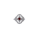 Load image into Gallery viewer, 925 Silver Red Gemstone Jewelry Set for Women | Gift