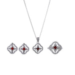 Load image into Gallery viewer, 925 Silver Red Gemstone Jewelry Set for Women | Gift