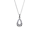 Load image into Gallery viewer, 925 Silver Teardrop Earrings & Necklace Set | Gift for Her