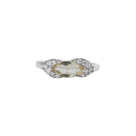 Load image into Gallery viewer, Silver Citrine Jewelry Set: Earrings, Necklace, Ring | Gift Set