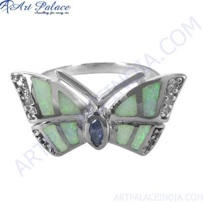Famous Design Gemstone Silver Ring. Fashion Ring Gemstone Silver Ring Inlay Ring Pretty Inlay Rings