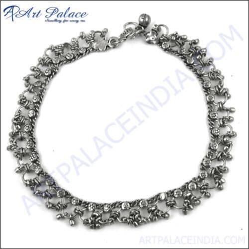 German Silver Ankelets for Girl's Beautiful Girls Anklet Pretty Handmade Anklet