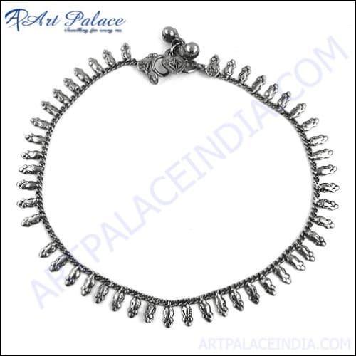 German Silver Anklets for Women's Stylish Silver Anklet Wonderful Silver Anklet