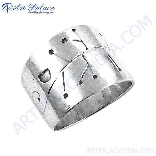 Hot Sale Latest Design 925 Plain Silver Ring, 925 Sterling Silver Jewelry Plain Silver Rings Casual Silver Ringss