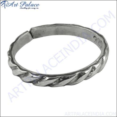 Hot Selling Plain Silver Ring, 925 Sterling Silver Jewelry