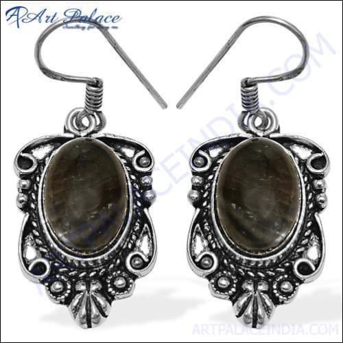 Indian Touch Ethnic Labradorite Earring