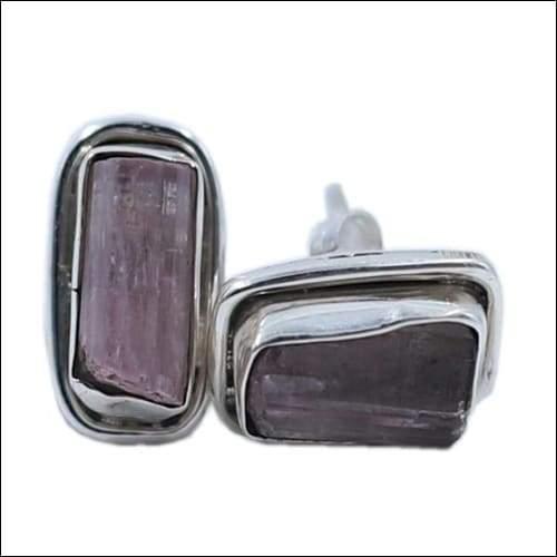 Moldavite Stone Fantastic 925 Silver Stud Earring Superior Moldavite Earring Trendy Moldavite Earring