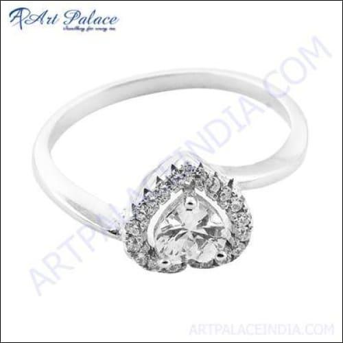 Traditional Silver Cubic Zirconia Jewelry