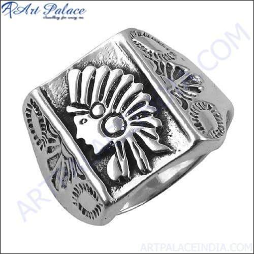 Unique Designer Plain Silver Ring, 925 Sterling Silver Jewelry