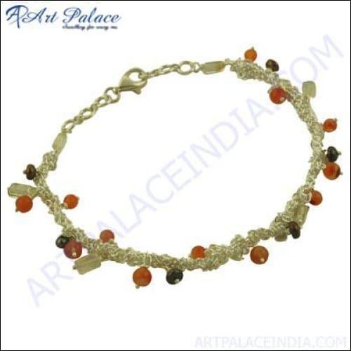 Bracelet Beaded 925 Silver Gemstone Bracelet Beaded Bracelet Beaded Bracelet For Men