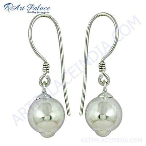 925 Silver Jewelry Plain Earring Plain Silver Earrings Hook Silver Earrings Fashion Earring