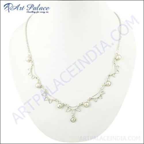 925 Silver Necklace Handmade Silver Necklace Excellent Silver Necklace