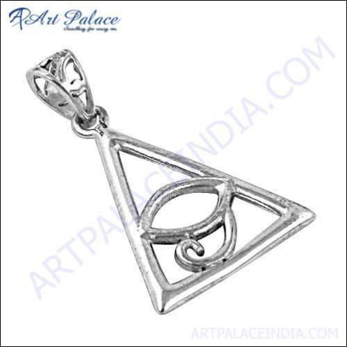 925 Silver Pendant Handmade Pendant Triangle Silver Pendant
