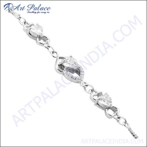 925 Sterling Gemstone Silver Bracelets Cz Bracelet Impressive Bracelet
