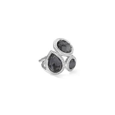 925 Sterling Silver Ring Black Onyx And Cubic Zirconia Ring Awesome Rings