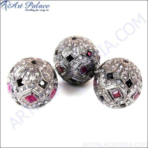 Components Diamond Beads. New Arrival Diamond Beads Expensive Victorian Beads