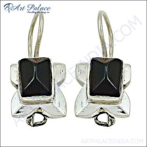 925 Sterling Silver Jewelry, Garnet Silver Earrings Designer Gemstone Earrings Weddings Earrings
