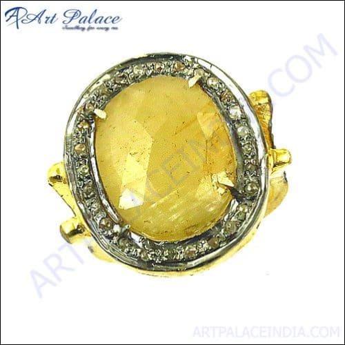 Fancy Gemstone Victorian Ring Wedding Victorian Rings Handmade Victorian Rings