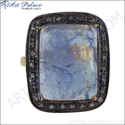 Blue Topaz Victorian Ring Fabulous Victorian Rings Stunning Victorian Ring