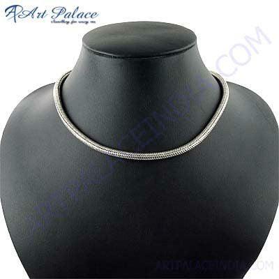 925 Sterling Silver, Simple Plain Silver Chain Simple Chains Awesome Silver Chain