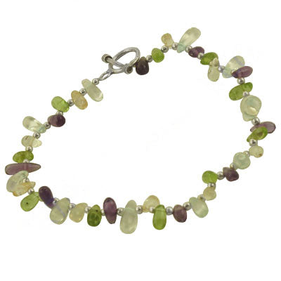 Gemstone Chip Bracelet | Sterling Silver | Women's Jewelry Gift