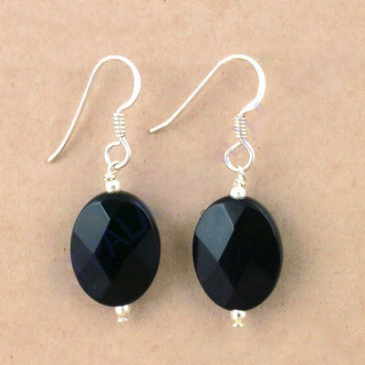 925 Silver Black Onyx Earrings for Women | Daily Wear