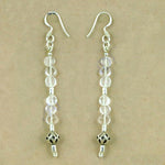 Load image into Gallery viewer, 925 Sterling Silver Clear Stone Drop Earrings for Women | Gift
