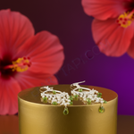 Load image into Gallery viewer, 925 Silver Pearl &amp; Peridot Chandelier Earrings for Women
