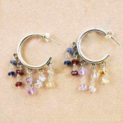 925 Silver Gemstone Dangle Earrings | For Women | Gift