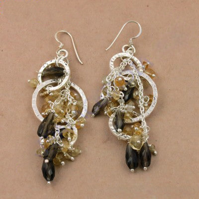 925 Silver Gemstone Dangle Earrings | Women's Jewelry Gift