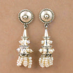 Load image into Gallery viewer, 925 Silver Tassel Pearl Earrings for Women | Dangle Earrings
