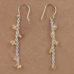 Load image into Gallery viewer, 925 Silver Citrine Dangle Earrings for Women | Gemstone Jewelry
