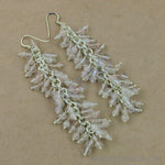 Load image into Gallery viewer, Rose Quartz Drop Earrings in Sterling Silver | For Women
