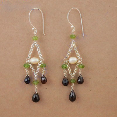 925 Silver Gemstone Dangle Earrings for Women | Gift Jewelry