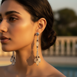 Load image into Gallery viewer, 925 Silver Stone Drop Earrings | Women's Elegant Jewelry
