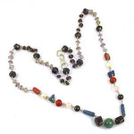 Load image into Gallery viewer, Gemstone Beaded Necklace | Colorful Semi-Precious Stone Necklace

